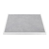 Bolero Blat do stołu ze szkła hartowanego 700x700x(h)38 mm, Bolero FU514, szary