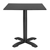 Bolero Blat do stołu 700x700x(h)12.5 mm, Bolero FU530, czarny