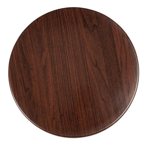Bolero Blat do stołu z płyty wiórowej Ø600x(h)30 mm, Bolero GL974, ciemnobrązowy Bolero Blat do stołu z płyty wiórowej Ø600x(h)30 mm, Bolero GL974, ciemnobrązowy