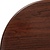 Bolero Blat do stołu z płyty wiórowej Ø600x(h)30 mm, Bolero GL974, ciemnobrązowy