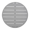 Bolero Blat do stołu z aluminium Ø580x(h)30 mm, Bolero FX038, szary