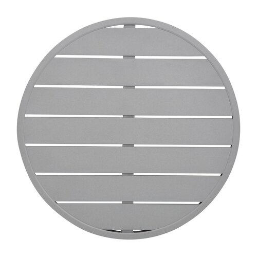 Bolero Blat do stołu z aluminium Ø580x(h)30 mm, Bolero FX038, szary Bolero Blat do stołu z aluminium Ø580x(h)30 mm, Bolero FX038, szary