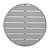 Bolero Blat do stołu z aluminium Ø580x(h)30 mm, Bolero FX038, szary
