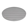 Bolero Blat do stołu z aluminium Ø580x(h)30 mm, Bolero FX038, szary