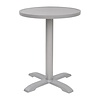 Bolero Blat do stołu z aluminium Ø580x(h)30 mm, Bolero FX038, szary