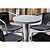Bolero Blat do stołu z aluminium Ø580x(h)30 mm, Bolero FX038, szary