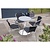 Bolero Blat do stołu z aluminium Ø580x(h)30 mm, Bolero FX038, szary