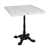 Bolero Blat do stołu wstępnie nawiercony z płyty wiórowej 700x700x(h)48 mm, Bolero DT446, szary