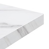 Bolero Blat do stołu wstępnie nawiercony z płyty wiórowej 700x700x(h)48 mm, Bolero DT446, szary