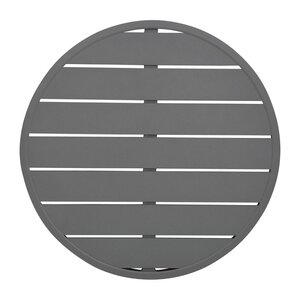 Bolero Blat do stołu z aluminium Ø580x(h)30 mm, Bolero FX037, szary Bolero Blat do stołu z aluminium Ø580x(h)30 mm, Bolero FX037, szary