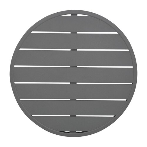 Bolero Blat do stołu z aluminium Ø580x(h)30 mm, Bolero FX037, szary Bolero Blat do stołu z aluminium Ø580x(h)30 mm, Bolero FX037, szary
