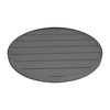 Bolero Blat do stołu z aluminium Ø580x(h)30 mm, Bolero FX037, szary