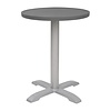 Bolero Blat do stołu z aluminium Ø580x(h)30 mm, Bolero FX037, szary