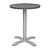 Bolero Blat do stołu z aluminium Ø580x(h)30 mm, Bolero FX037, szary