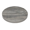 Bolero Blat do stołu wstępnie nawiercony z płyty wiórowej Ø600x(h)48 mm, Bolero FT292, szary