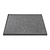 Bolero Blat do stołu ze szkła hartowanego 700x700x(h)38 mm, Bolero DZ873, czarny