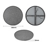 Bolero Blat do stołu z włókna szklanego Ø580x(h)38 mm, Bolero DL489, szary