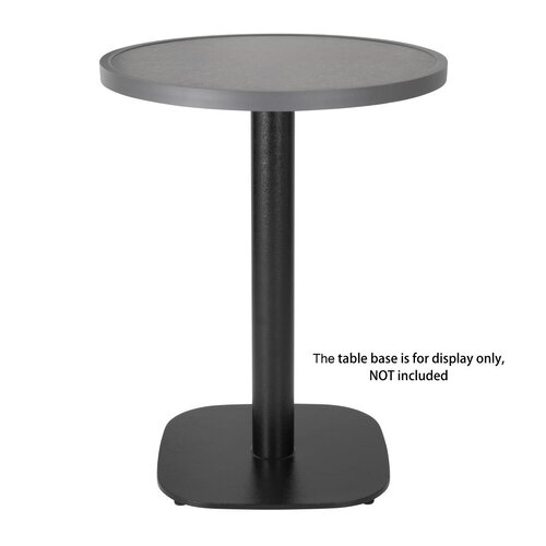 Bolero Blat do stołu z włókna szklanego Ø580x(h)38 mm, Bolero DL489, szary Bolero Blat do stołu z włókna szklanego Ø580x(h)38 mm, Bolero DL489, szary