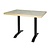 Bolero Blat do stołu 1100x700x(h)48 mm, Bolero FU513, szary