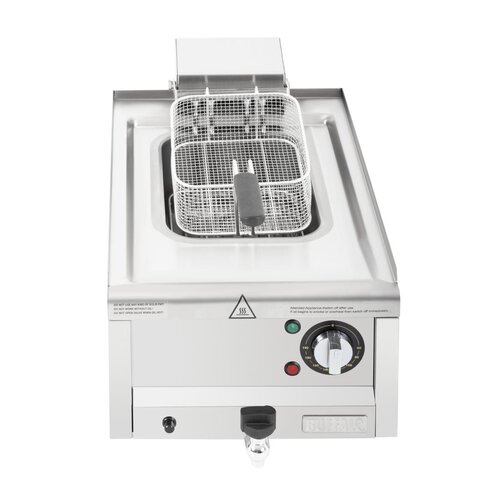 Buffalo Frytownica elektryczna nastawna 8L, 6kW, Buffalo CU476, 400V z kranem spustowym Buffalo Frytownica elektryczna nastawna 8L, 6kW, Buffalo CU476, 400V z kranem spustowym