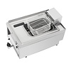 Buffalo Frytownica elektryczna nastawna 8L, 6kW, Buffalo CU476, 400V z kranem spustowym