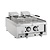 Buffalo Frytownica elektryczna 2-komorowa nastawna 16L, 12kW, Buffalo CU477, 400V z kranem spustowym
