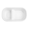 Fiesta Pudełko 2-komorowe 900 ml, 45 mm, Fiesta Recyclable HW628 (100 szt.)