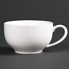 Olympia Filiżanka do espresso 228 ml z porcelany, Olympia Lumina CD645, biała (6 szt.)