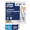 Tork Serwetki obiadowe papierowe 400x400 mm, Tork DP180 . białe (12 szt.)