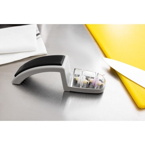 Geen Merk Ostrzałka manualna z ceramicznymi dyskami Geen Merk C822 Geen Merk Ostrzałka manualna z ceramicznymi dyskami Geen Merk C822