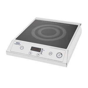 Nisbets Essentials Kuchenka indukcyjna z 1 polem grzewczym, nablatowa, 2.7kW, 220/240V, Nisbets Essentials DA610 Nisbets Essentials Kuchenka indukcyjna z 1 polem grzewczym, nablatowa, 2.7kW, 220/240V, Nisbets Essentials DA610
