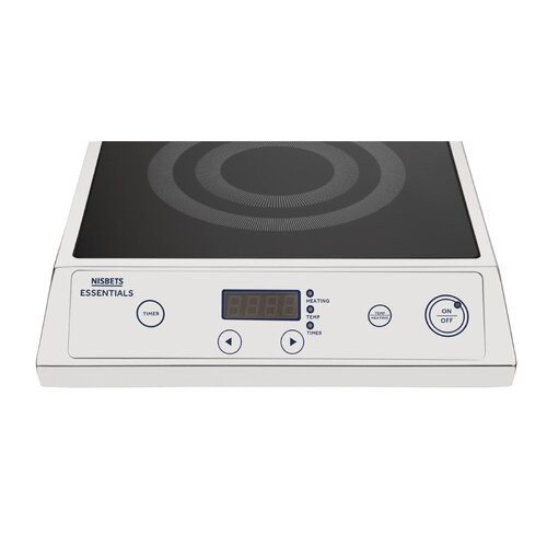 Nisbets Essentials Kuchenka indukcyjna z 1 polem grzewczym, nablatowa, 2.7kW, 220/240V, Nisbets Essentials DA610