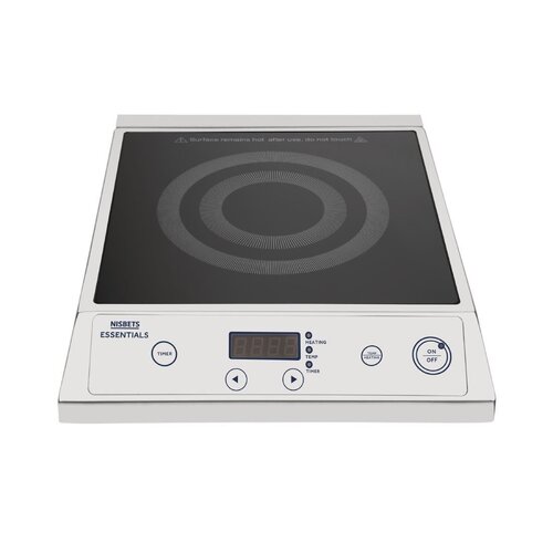 Nisbets Essentials Kuchenka indukcyjna z 1 polem grzewczym, nablatowa, 2.7kW, 220/240V, Nisbets Essentials DA610