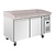Polar Refrigeration  Stół do pizzy 2-drzwiowy 290L, z blatem granitowym, Polar U-Series UA081, 800x1510x(h)1000 mm, agregat boczny