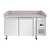 Polar Refrigeration  Stół do pizzy 2-drzwiowy 290L, z blatem granitowym, Polar U-Series UA081, 800x1510x(h)1000 mm, agregat boczny