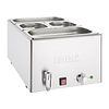 Buffalo Bemar elektryczny 1-komorowy 2x GN 1/3 + 2x GN 1/6, Buffalo FT692, nastawny 1.2kW, 230V z kranem spustowym