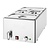 Buffalo Bemar elektryczny 1-komorowy 2x GN 1/3 + 2x GN 1/6, Buffalo FT692, nastawny 1.2kW, 230V z kranem spustowym
