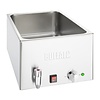 Buffalo Bemar elektryczny 1-komorowy 1x GN 1/1, Buffalo FT694, nastawny 1.2kW, 230V z kranem spustowym