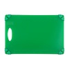 Hygiplas Deska do krojenia HACCP 458x306x(h)12 mm, z polietylenu zielona, Hygiplas HW004 Commercial Grip