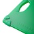 Hygiplas Deska do krojenia HACCP 458x306x(h)12 mm, z polietylenu zielona, Hygiplas HW004 Commercial Grip
