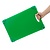 Hygiplas Deska do krojenia HACCP 458x306x(h)12 mm, z polietylenu zielona, Hygiplas HW004 Commercial Grip