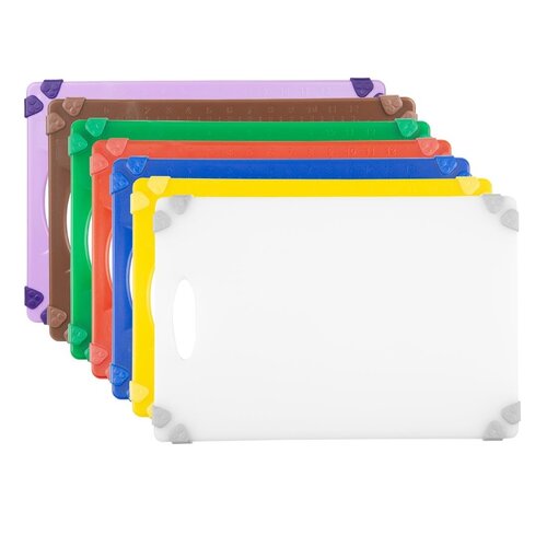 Hygiplas Deska do krojenia HACCP 458x306x(h)12 mm, z polietylenu zielona, Hygiplas HW004 Commercial Grip Hygiplas Deska do krojenia HACCP 458x306x(h)12 mm, z polietylenu zielona, Hygiplas HW004 Commercial Grip