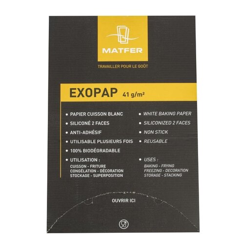 Matfer Papier do pieczenia 600x400 mm, Matfer CX520 (500 szt.) Matfer Papier do pieczenia 600x400 mm, Matfer CX520 (500 szt.)