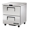 TRUE Stół mroźniczy z 2 szufladami 40L, 1/1 GN, od -23 do -18°C, True FB007, 766x702x(h)839 mm