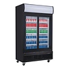 Polar Refrigeration  Szafa chłodnicza 2-drzwiowa przeszklona 950L, 2 do 6°C, Polar G-Series GM814 730x1200x(h)2036 mm, agregat dolny