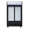 Polar Refrigeration  Szafa chłodnicza 2-drzwiowa przeszklona 950L, 2 do 6°C, Polar G-Series GM814 730x1200x(h)2036 mm, agregat dolny