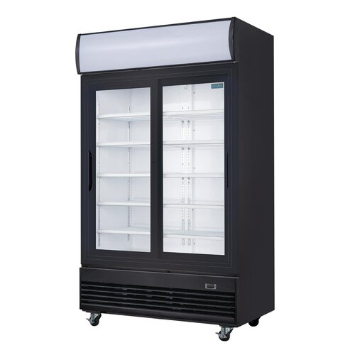 Polar Refrigeration Szafa chłodnicza 2-drzwiowa przeszklona 950L, 2 do 6°C, Polar G-Series GM814 730x1200x(h)2036 mm, agregat dolny Polar Refrigeration Szafa chłodnicza 2-drzwiowa przeszklona 950L, 2 do 6°C, Polar G-Series GM814 730x1200x(h)2036 mm, agregat dolny