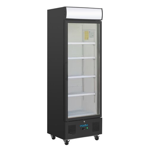 Polar Refrigeration Szafa chłodnicza przeszklona 368L, 2 do 8°C, Polar G-Series GH427 570x620x(h)1982 mm, agregat dolny Polar Refrigeration Szafa chłodnicza przeszklona 368L, 2 do 8°C, Polar G-Series GH427 570x620x(h)1982 mm, agregat dolny