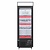 Polar Refrigeration  Szafa mroźnicza przeszklona 412L, -22 do -18°C, Polar G-Series GH428 745x680x(h)1990 mm, agregat dolny