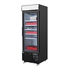 Polar Refrigeration  Szafa mroźnicza przeszklona 412L, -22 do -18°C, Polar G-Series GH428 745x680x(h)1990 mm, agregat dolny